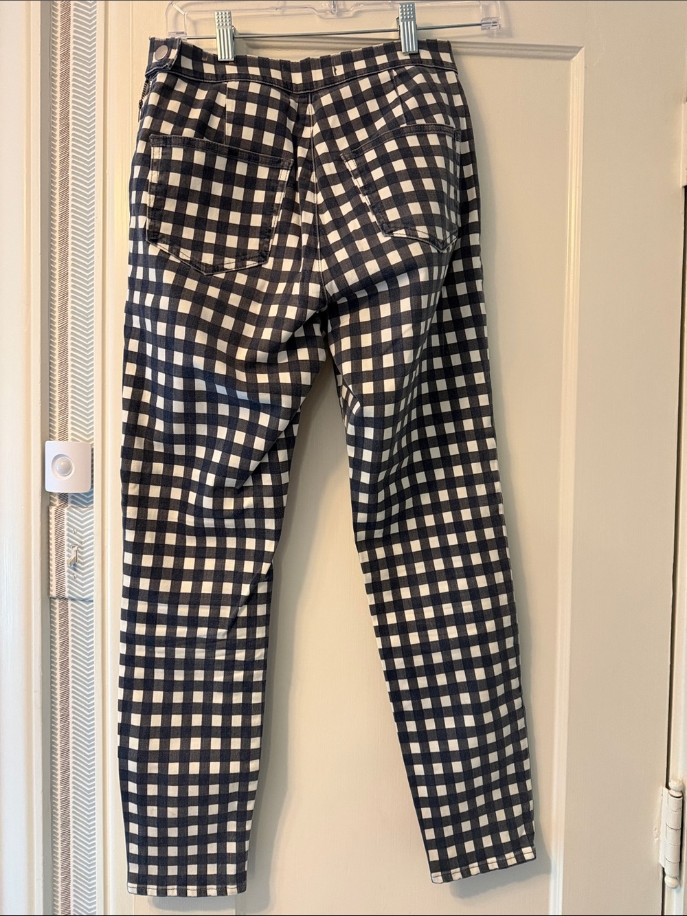 Madewell Navy and White Gingham Pants - Picture 4 of 7